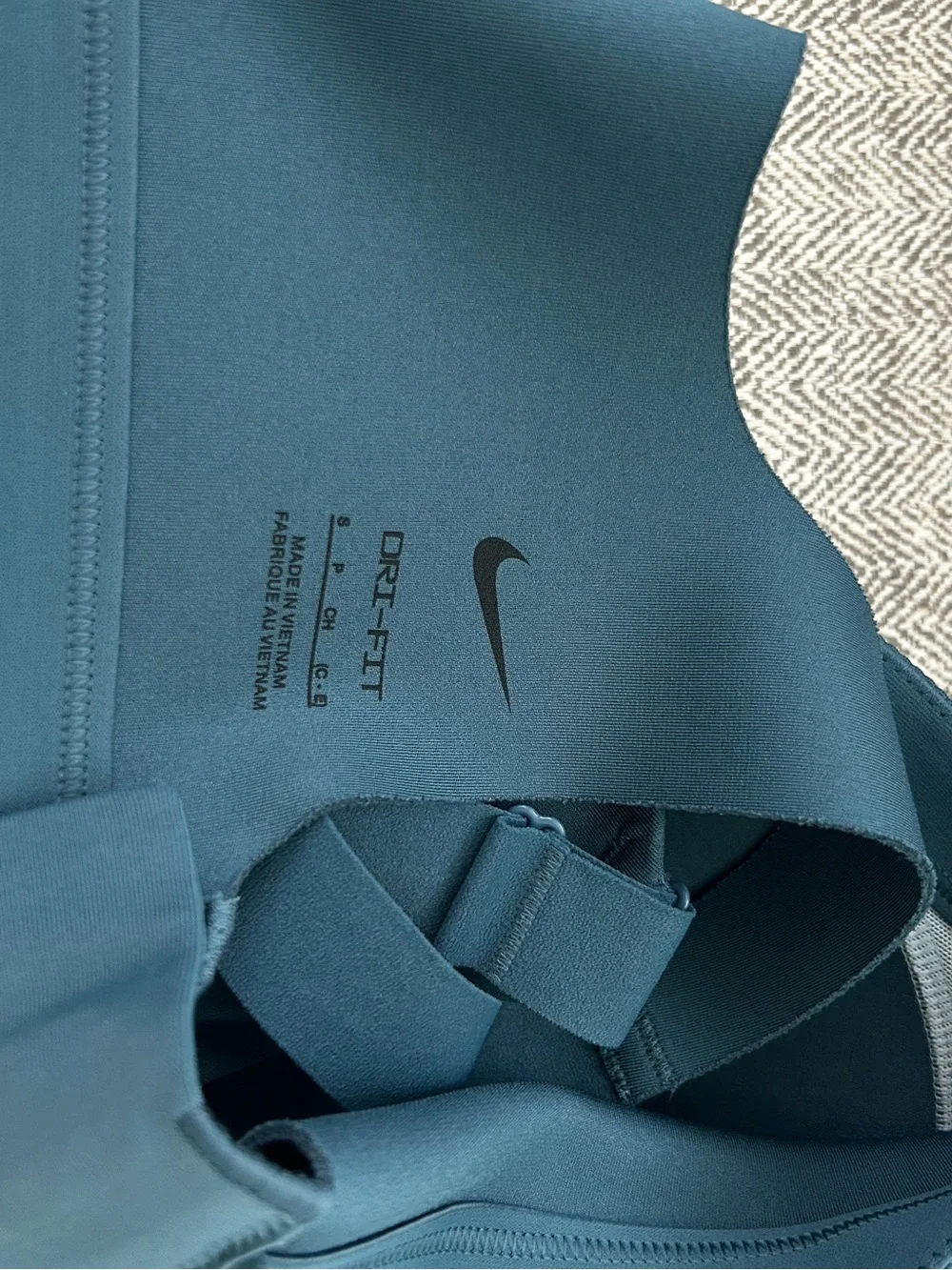 Nike Women's Dark Teal Support Sports Bra.Size Small